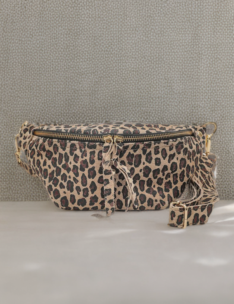 Nelly Leopard Sling Bag