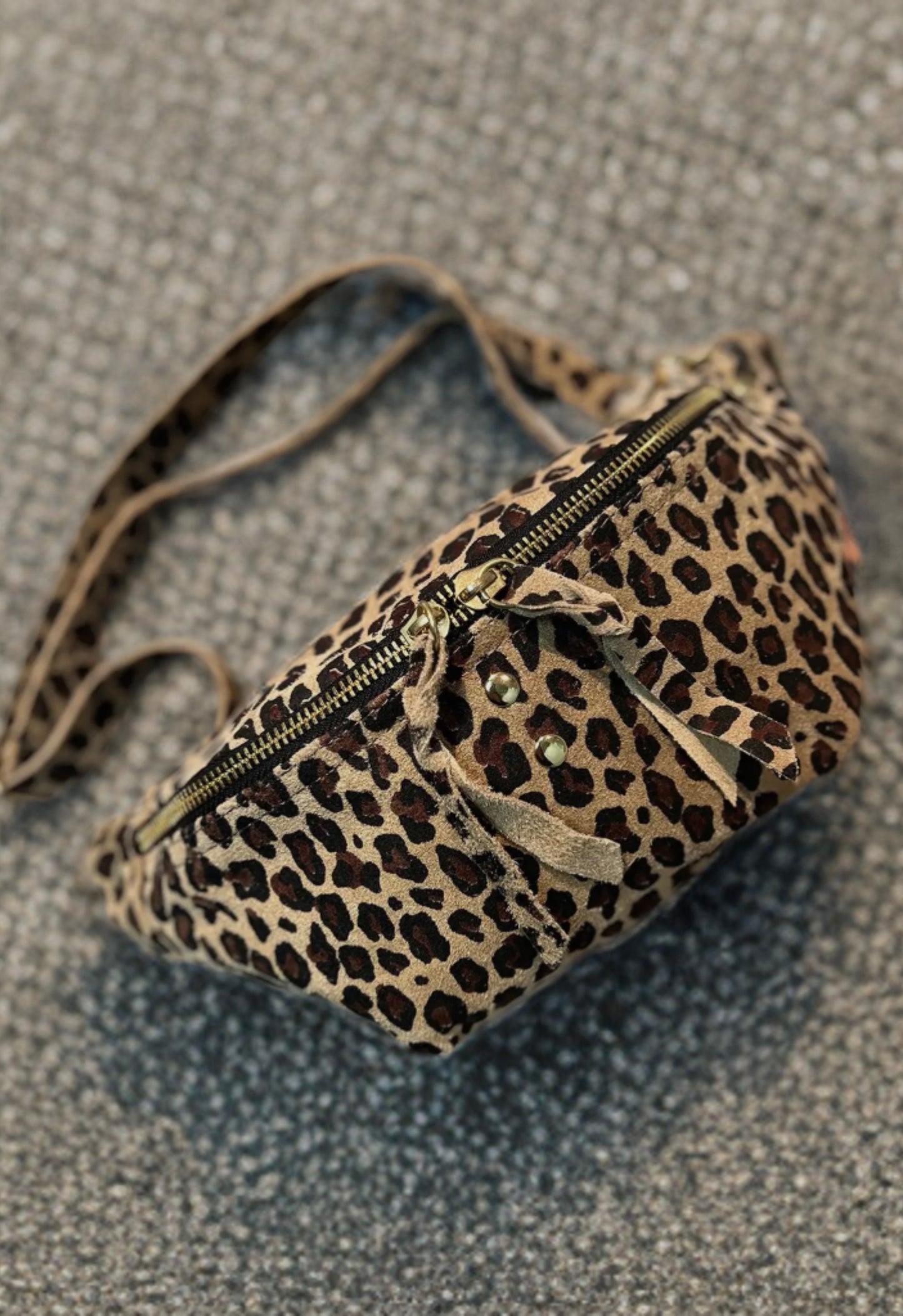 Nelly Leopard Sling Bag