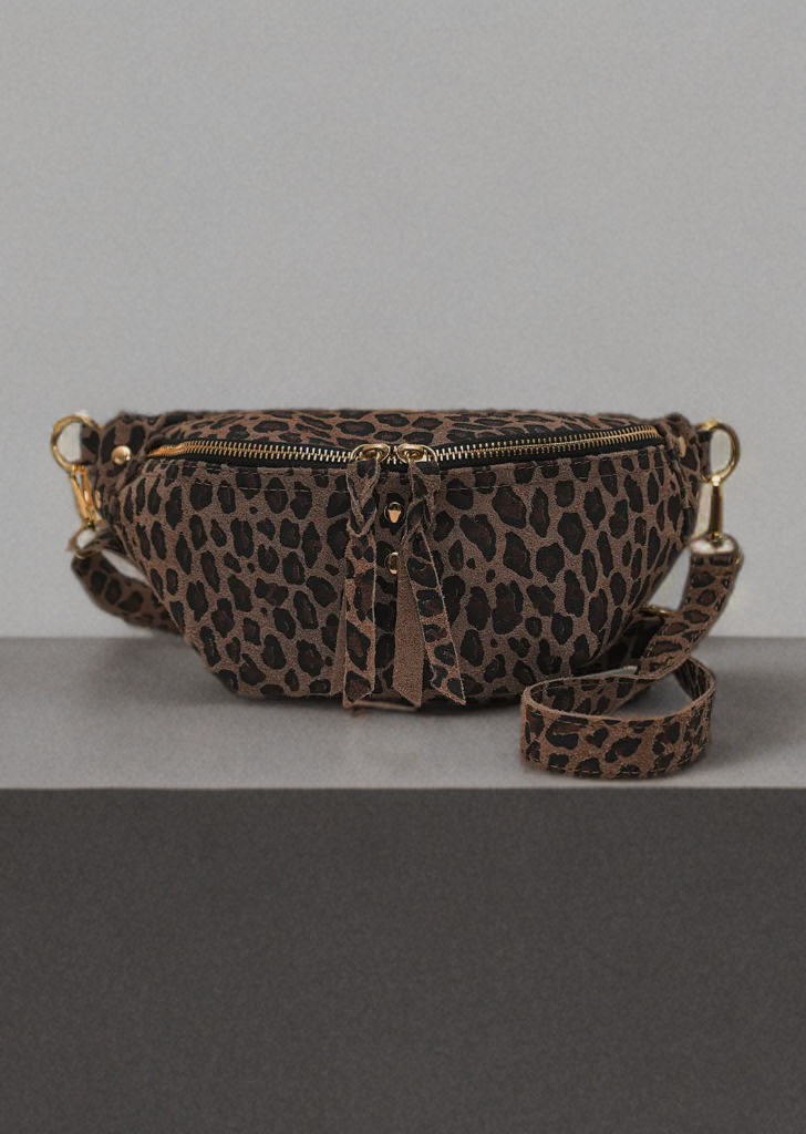 Nelly Leopard Sling Bag