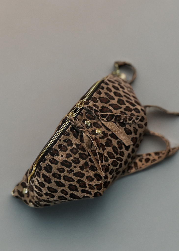 Nelly Leopard Sling Bag
