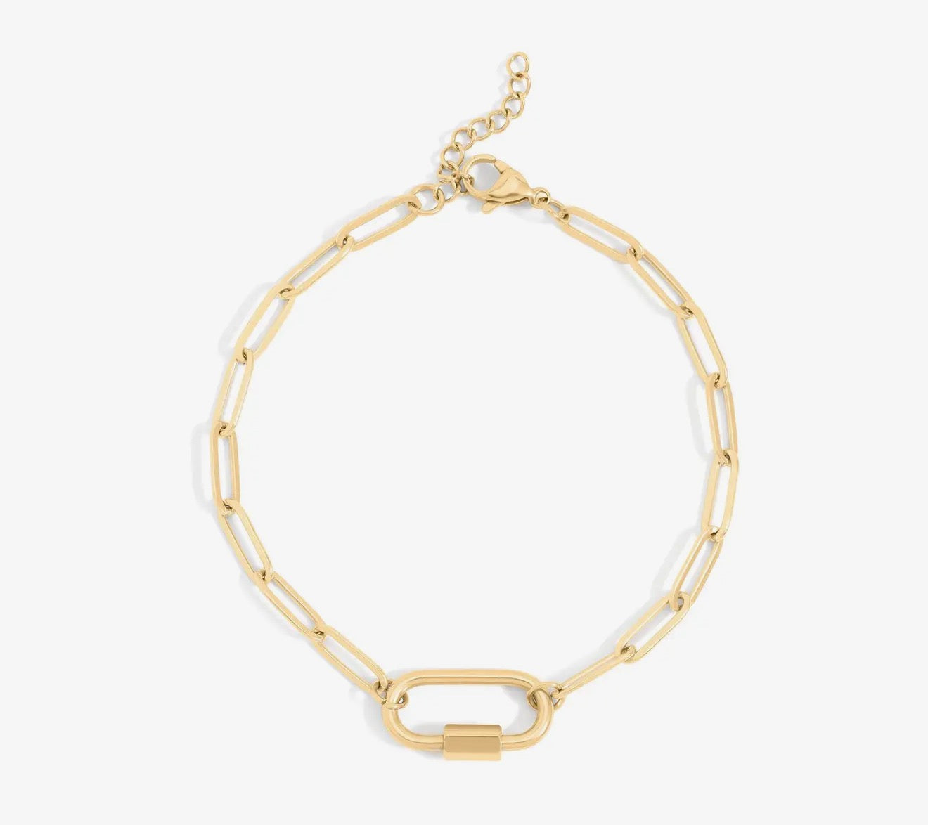 Paperclip Carabiner Bracelet