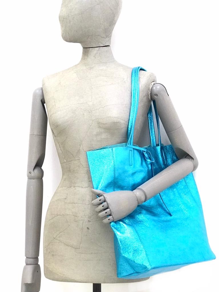 Aurora Metallic Tote