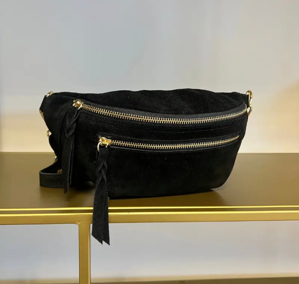 The Alma Double-Zip Belt Bag