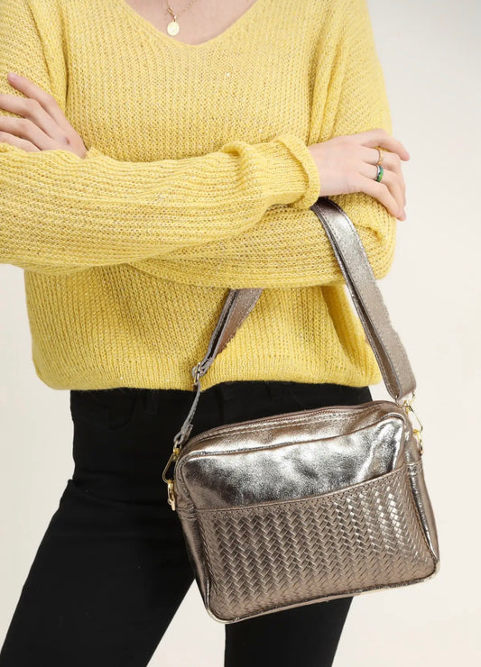 The Amara Woven Crossbody
