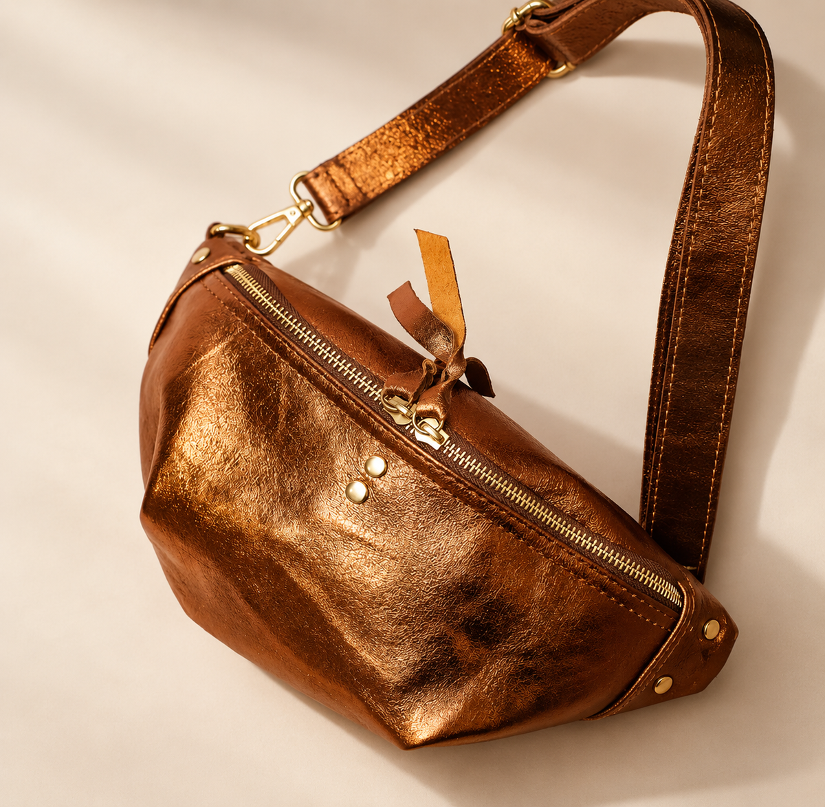 The Nellie Italian Leather Sling Bag