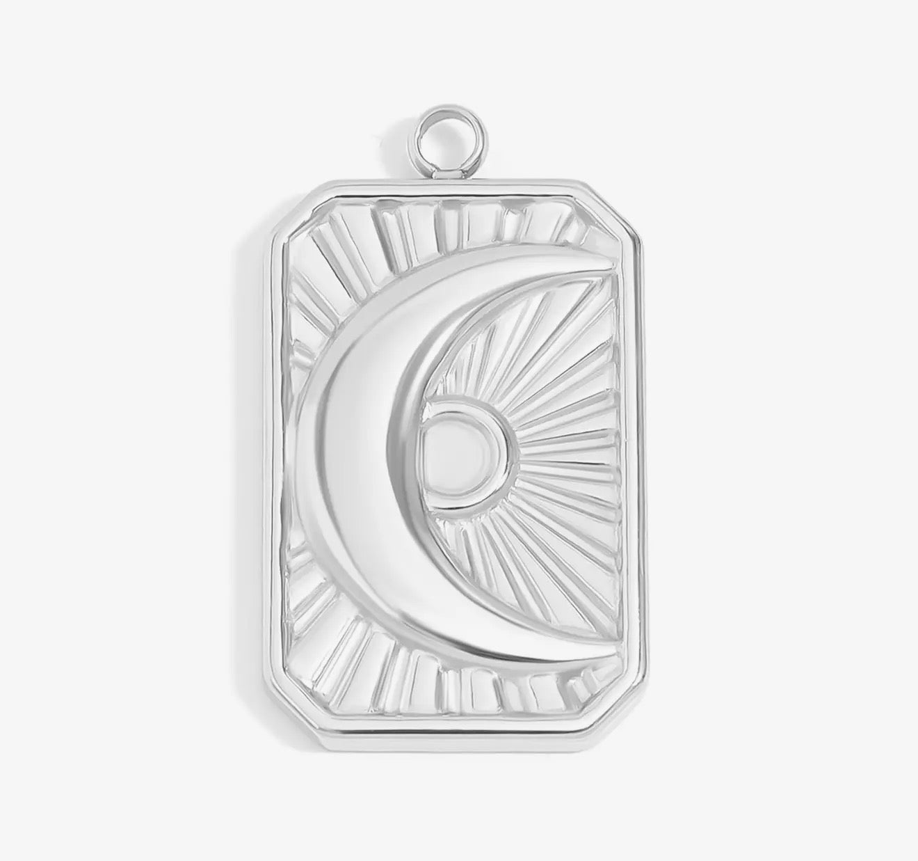 Sunburst Moon Charm